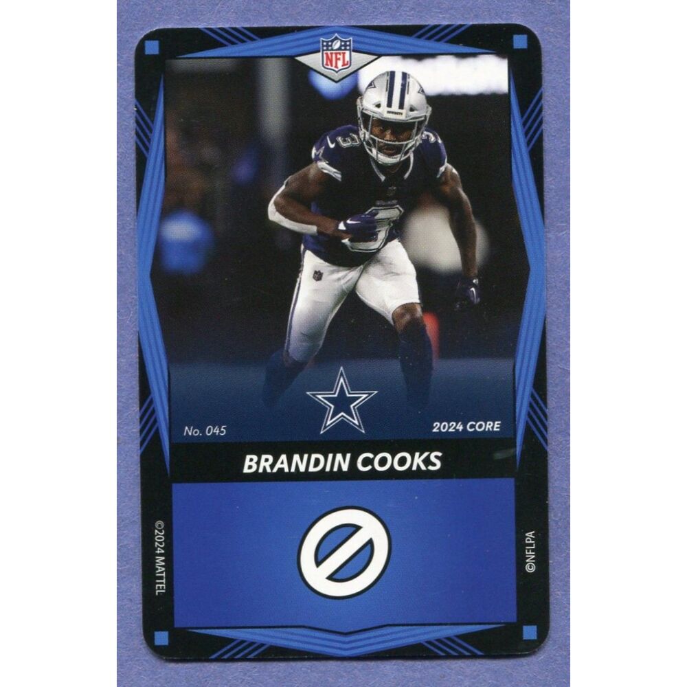 2024 Uno Elite Football Card Blue #45 Brandin Cooks